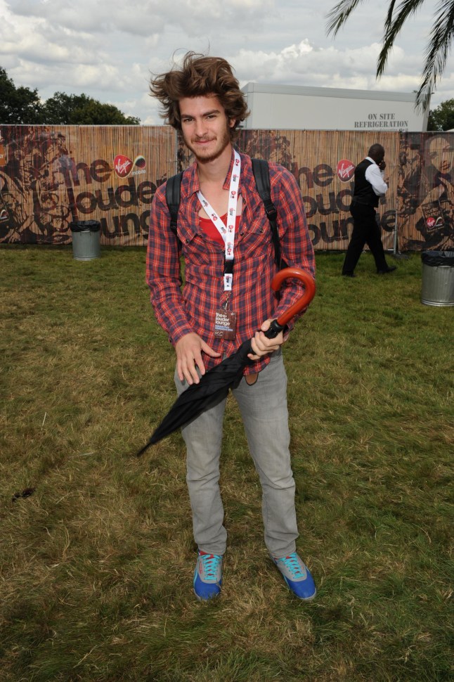 Mandatory Credit: Photo by Akem/REX/Shutterstock (792612fx) Andrew Garfield Virgin Mobile V Festival, Hylands Park, Chelmsford, Essex, Britain - 17 Aug 2008