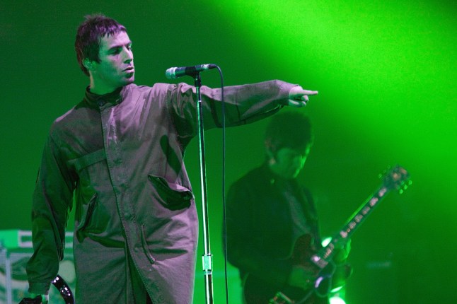 Oasis on stage