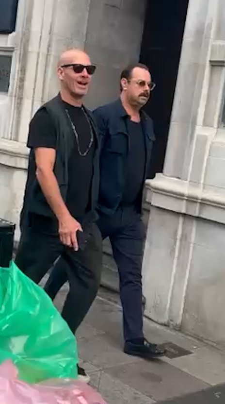 Grabs: Oasis superfan Danny Dyer makes his way to attend Cardiff reunion show
