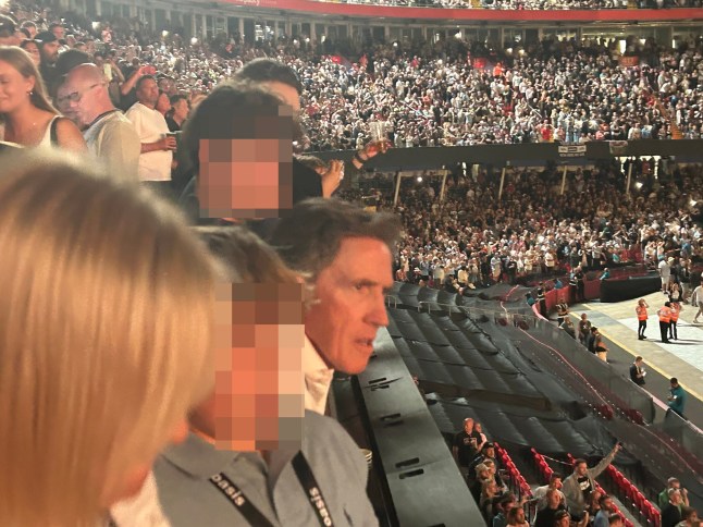 Oasis Concert - Cardiff Rob Brydon