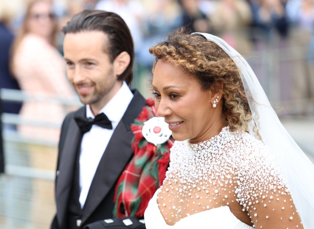 Spice Girl Melanie Brown, Mel B, and her husband hairdresser Rory McPhee leave St Paul's Cathedral, London following their wedding. Picture date: Saturday July 5, 2025. PA Photo. Photo credit should read: Toby Shepheard/PA Wire