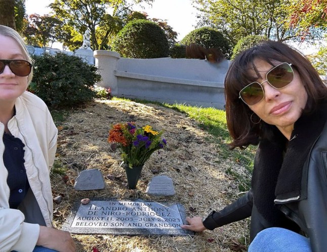 Visiting Leonardo's grave