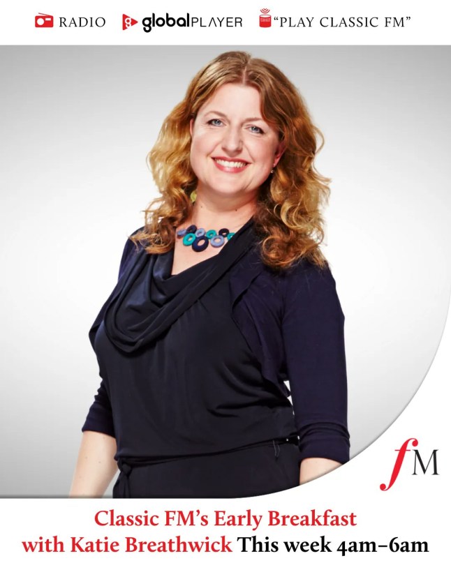Katie Breathwick Classic FM @ClassicFM Enjoy a sublime start to your morning with some of the most uplifting classical music with Katie @Breathwick . 🎶 Early Breakfast | Weekdays 4am–6am | Listen on @GlobalPlayer 👉 http://clssicfm.co/EB