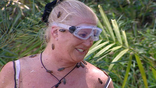 Editorial use only Mandatory Credit: Photo by ITV/REX/Shutterstock (1038841e) Kim Woodburn takes on Bushtucker Trial - Dreaded Descent 'I'm A Celebrity Get Me Out Of Here!' TV programme, Australia - 16 Nov 2009