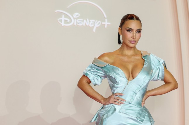 PARIS, FRANCE - OCTOBER 21: Kim Kardashian attends the "All's Fair" Disney+ Premiere at Maison de La Chimie on October 21, 2025 in Paris, France. (Photo by Pascal Le Segretain/Getty Images)