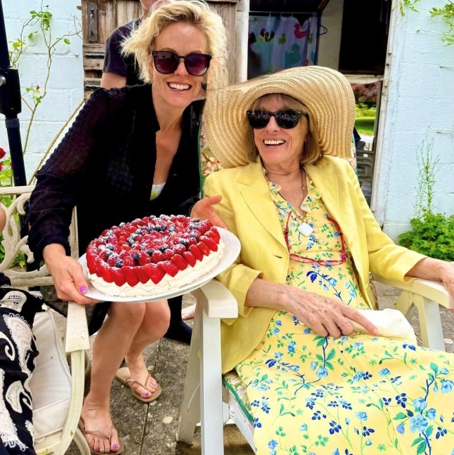 Undated family handout of Dame Esther Rantzen (right), celebrating her 85th birthday with her daughter, Rebecca Wilcox (left). Rebecca Wilcox has insisted social media companies "must do better" after fake images claiming to show her 85-year-old mother were posted online. Ms Wilcox said the idea of such deathbed pictures being available was "hugely upsetting" to her terminally ill mother. Issue date: Friday June 27, 2025. PA Photo. Photo credit should read: Family handout/PA Wire NOTE TO EDITORS: This handout photo may only be used for editorial reporting purposes for the contemporaneous illustration of events, things or the people in the image or facts mentioned in the caption. Reuse of the picture may require further permission from the copyright holder.