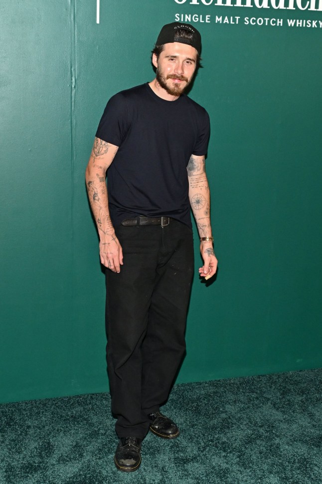 Mandatory Credit: Photo by Andrew H. Walker/Shutterstock (15501271ai) Brooklyn Beckham Glenfiddich x Aston Martin Formula One Team Limited Edition Scotch Whisky Launch Event, New York, USA - 24 Sep 2025