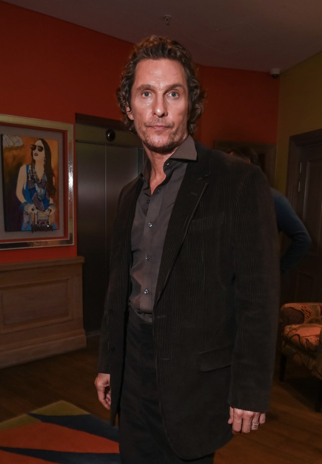 LONDON, ENGLAND - SEPTEMBER 27: Matthew McConaughey attends a Special Screening and Q&A of the Apple Original Films' "The Lost Bus" at Soho Hotel. "The Lost Bus" will premiere globally on Apple TV+ at Soho Hotel on September 27, 2025 in London, England. (Photo by Dave Benett/Getty Images for Apple TV+)