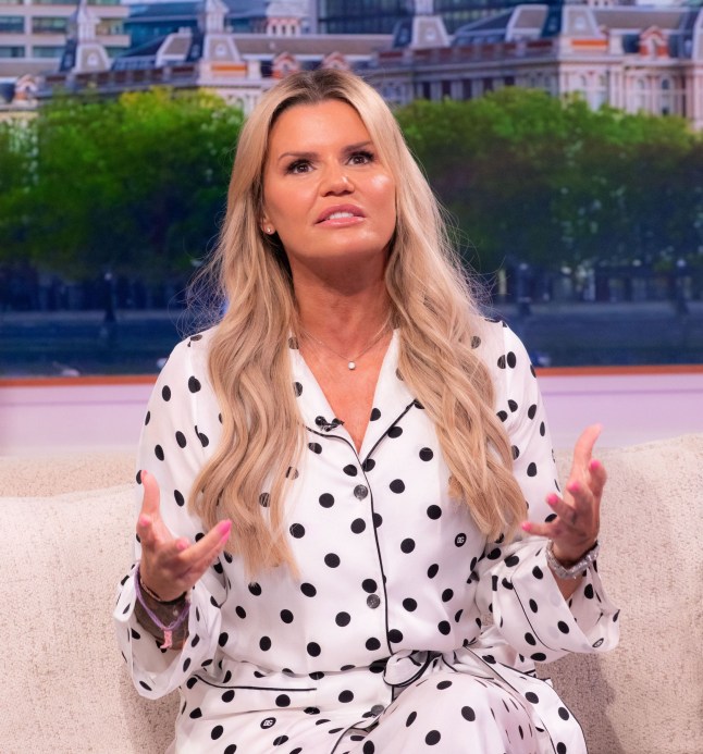 Editorial use only Mandatory Credit: Photo by Ken McKay/ITV/Shutterstock (15432322c) Kerry Katona 'Good Morning Britain' TV show, London, UK - 08 Aug 2025