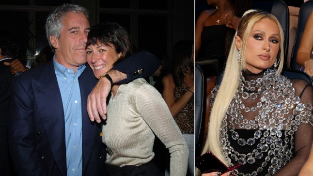 NEW YORK CITY, NY - MARCH 15: Jeffrey Epstein and Ghislaine Maxwell attend de Grisogono Sponsors The 2005 Wall Street Concert Series Benefitting Wall Street Rising, with a Performance by Rod Stewart at Cipriani Wall Street on March 15, 2005 in New York City. (Photo by Joe Schildhorn/Patrick McMullan via Getty Images)