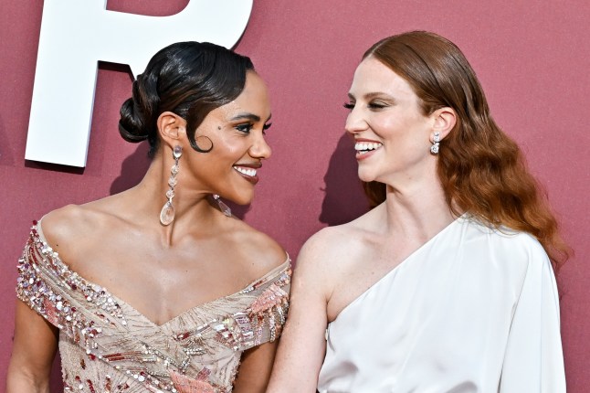 CAP D'ANTIBES, FRANCE - MAY 23: Alex Scott and Jess Glynne attend the amfAR Cannes Gala 30th edition Presented by Chopard and Red Sea International Film Festival at Hotel du Cap-Eden-Roc on May 23, 2024 in Cap d'Antibes, France. (Photo by Stephane Cardinale - Corbis/Corbis via Getty Images)