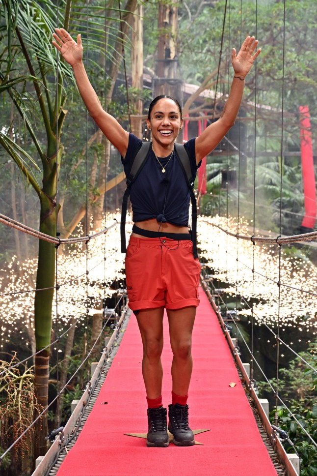 Editorial Use Only Mandatory Credit: Photo by James Gourley/ITV/Shutterstock (15963090m) Alex Scott is evicted from camp 'I'm a Celebrity... Get Me Out of Here!' TV show, Series 26, Show 13, Australia - 28 Nov 2025