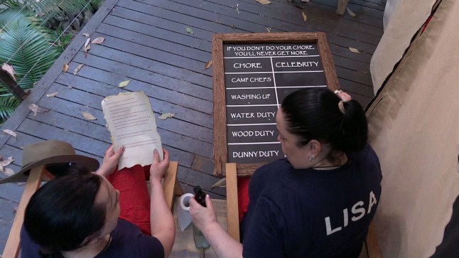 STRICT EMBARGO - NOT FOR USE BEFORE 22:00 GMT, 29 Nov 2025 - EDITORIAL USE ONLY Mandatory Credit: Photo by ITV/Shutterstock (15979792ax) New Leadership - Lisa Riley and Shona McGarty 'I'm a Celebrity... Get Me Out of Here!' TV show, Series 26, Show 14, Australia - 29 Nov 2025