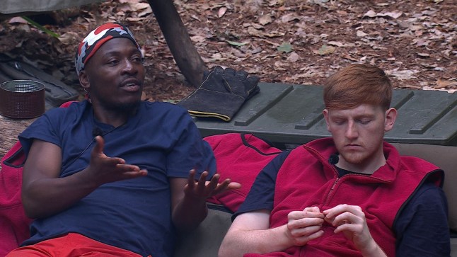 STRICT EMBARGO - NOT FOR USE BEFORE 22:00 GMT, 29 Nov 2025 - EDITORIAL USE ONLY Mandatory Credit: Photo by ITV/Shutterstock (15979792ba) Aitch Kilimanjaro - Eddie Kadi and Angry Ginge 'I'm a Celebrity... Get Me Out of Here!' TV show, Series 26, Show 14, Australia - 29 Nov 2025