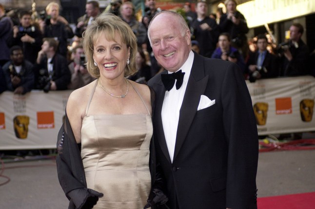Mandatory Credit: Photo by Alan Davidson/Shutterstock (7527110bp) 53rd British Academy Film Awards at the Odeon Leicester Square and After Party at Cafe Royal Esther Rantzen with Her Husband Desmond Wilcox 53rd Bafta Film Awards - 09 Apr 2000